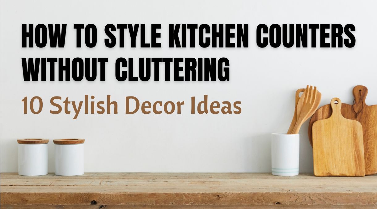 How Do I Style My Kitchen Counters Without Cluttering?