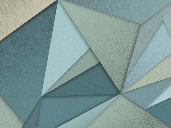 Triscent, Soft-Toned Abstract Geometry Wallpaper