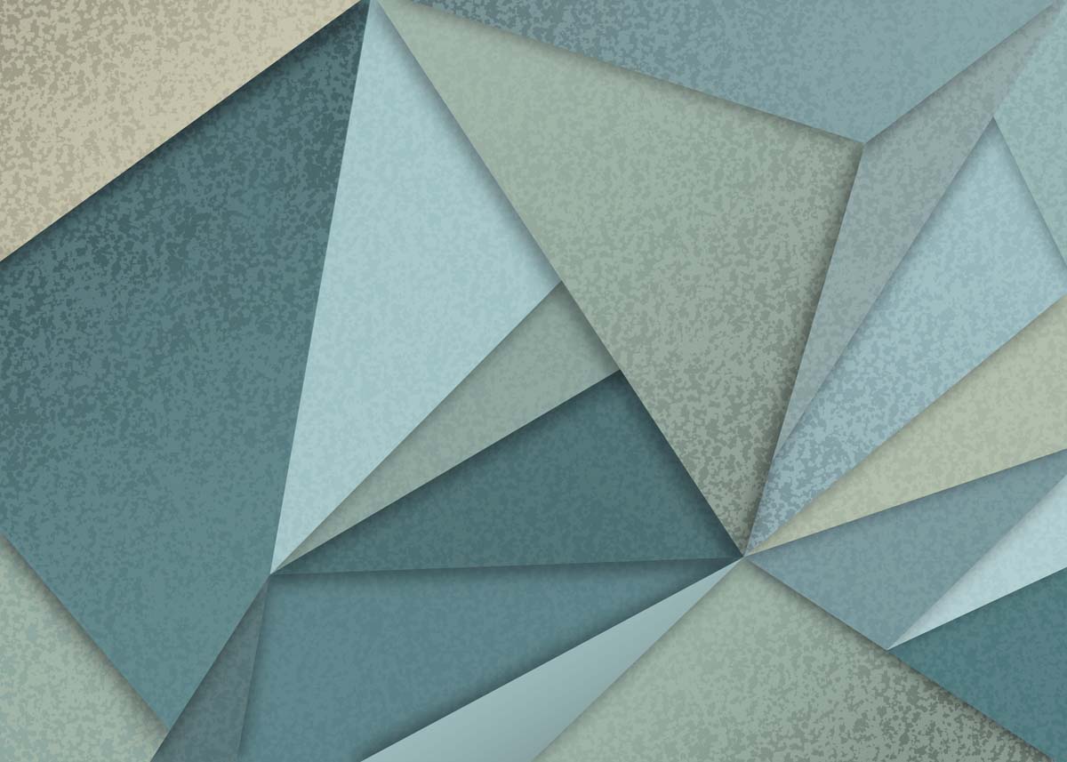 Triscent, Soft-Toned Abstract Geometry Wallpaper