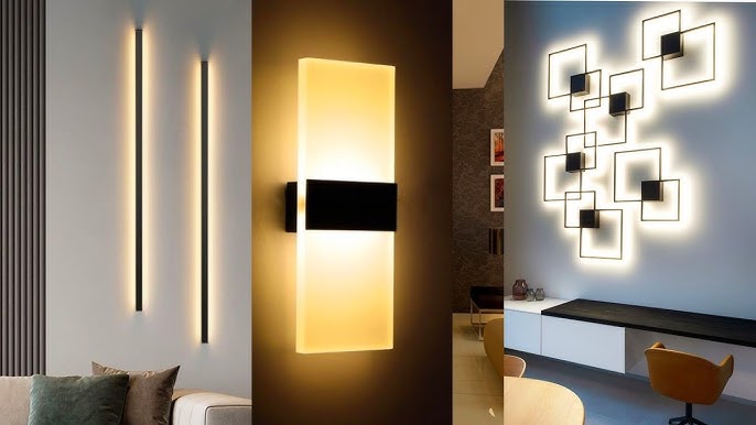 Let Lighting for entrance wall