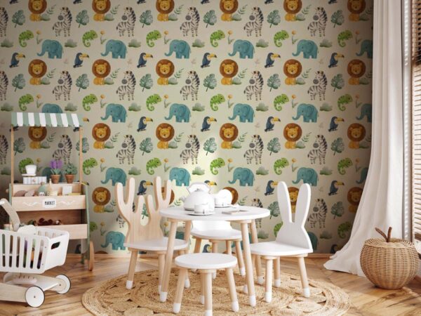 Animora, Whimsical Jungle Wallpaper