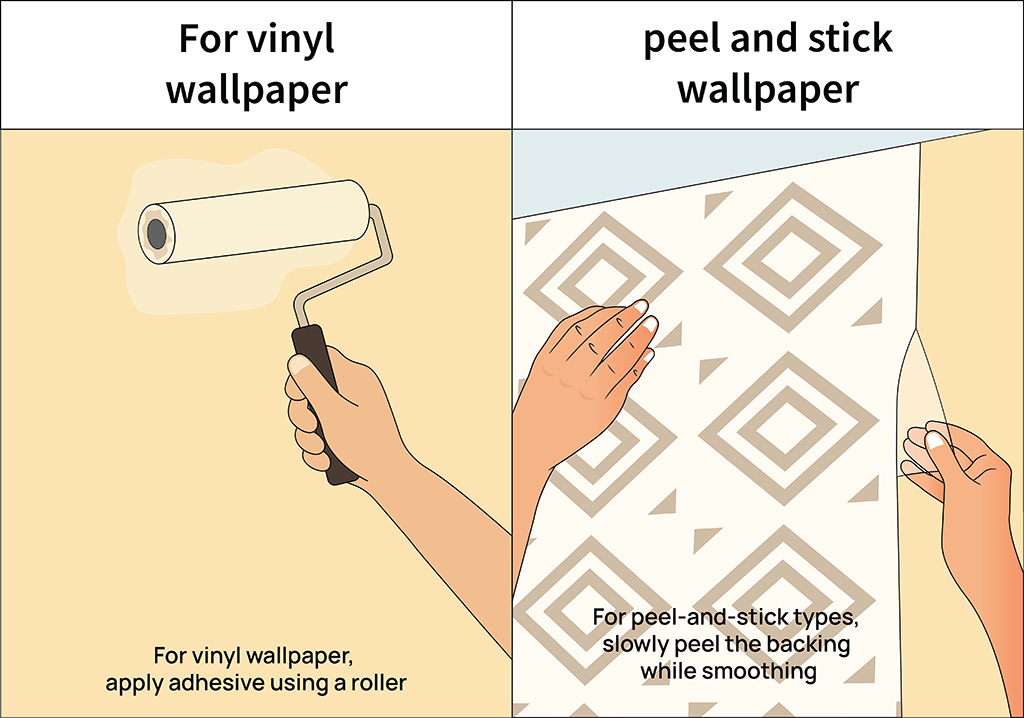 Apply Adhesive or Peel Off