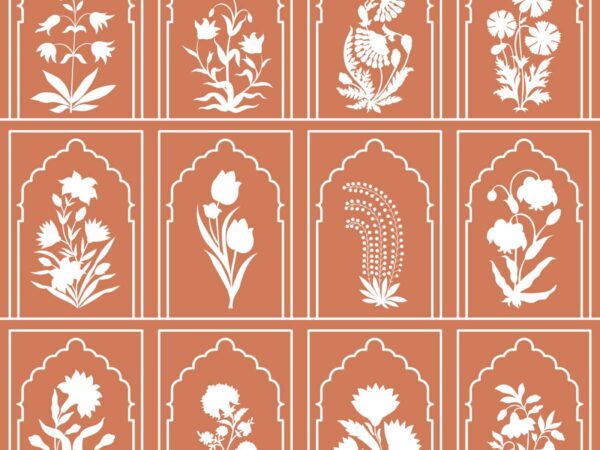 Archesse, Traditional Indian Arched Windows Seen in Palaces Wallpaper