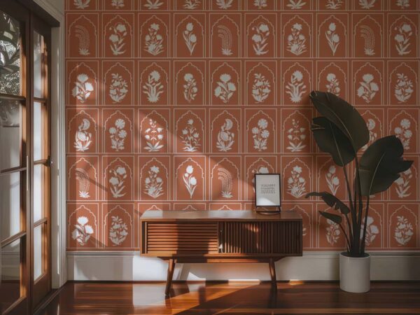 Archesse, Traditional Indian Arched Windows Seen in Palaces Wallpaper