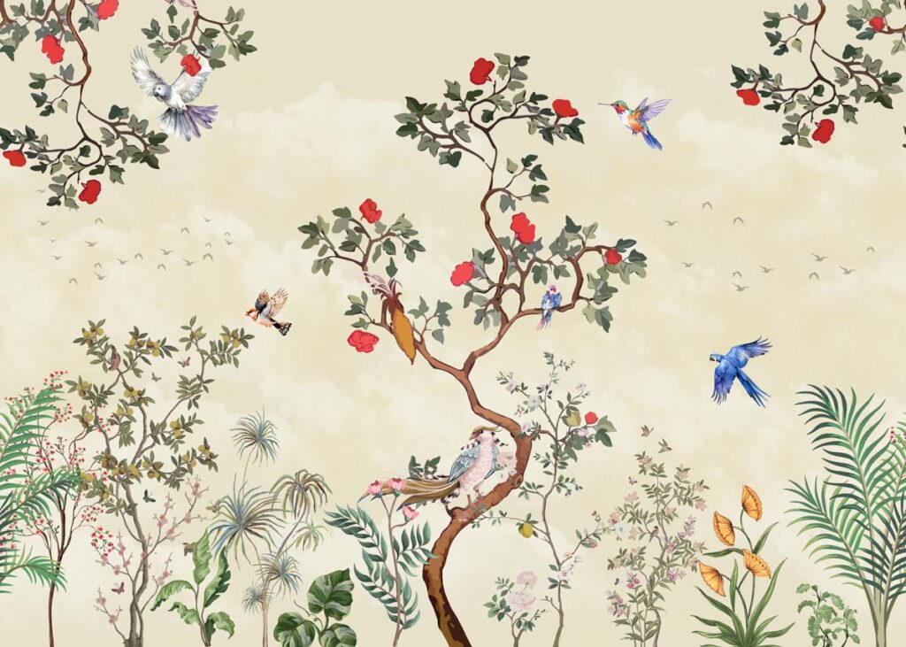 Bellmere, Timeless Garden Symphony Bloom Wallpaper Mural