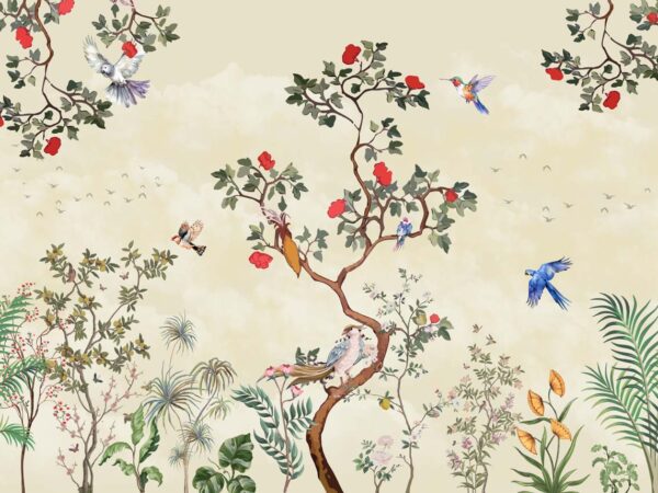 Bellmere, Timeless Garden Symphony Bloom Wallpaper Mural