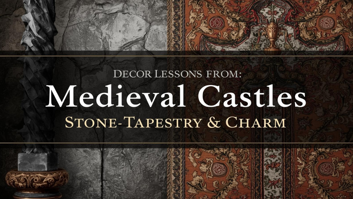 Decor Lessons from Medieval Castles Stone, Tapestry & Charm