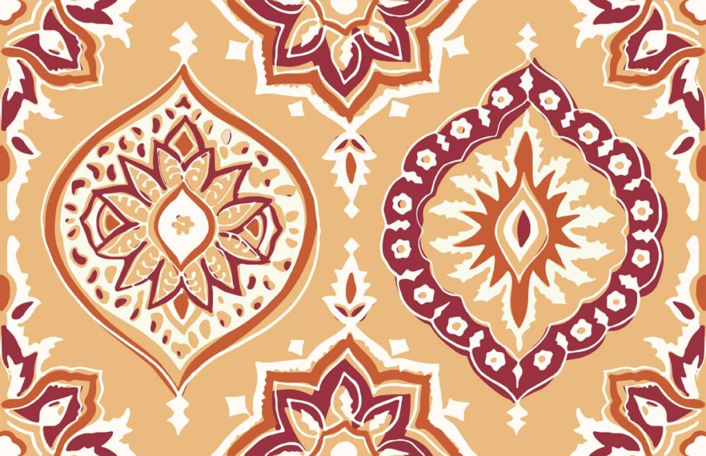 Dreamer, Earthy Desert Bohemian Pattern Wallpaper