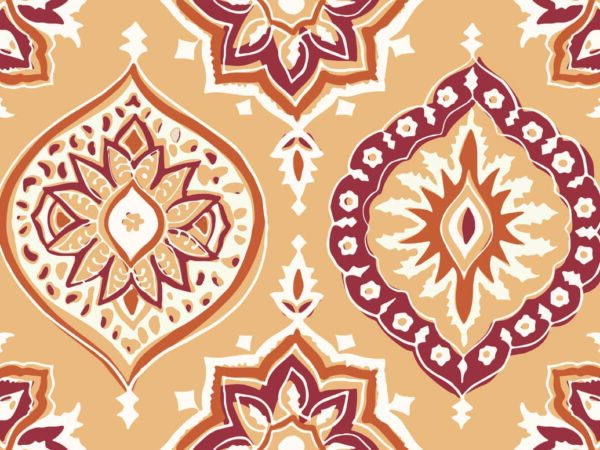 Dreamer, Earthy Desert Bohemian Pattern Wallpaper