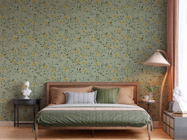 Jinora, Joyful Classic Chinoiserie Flowers Wallpaper
