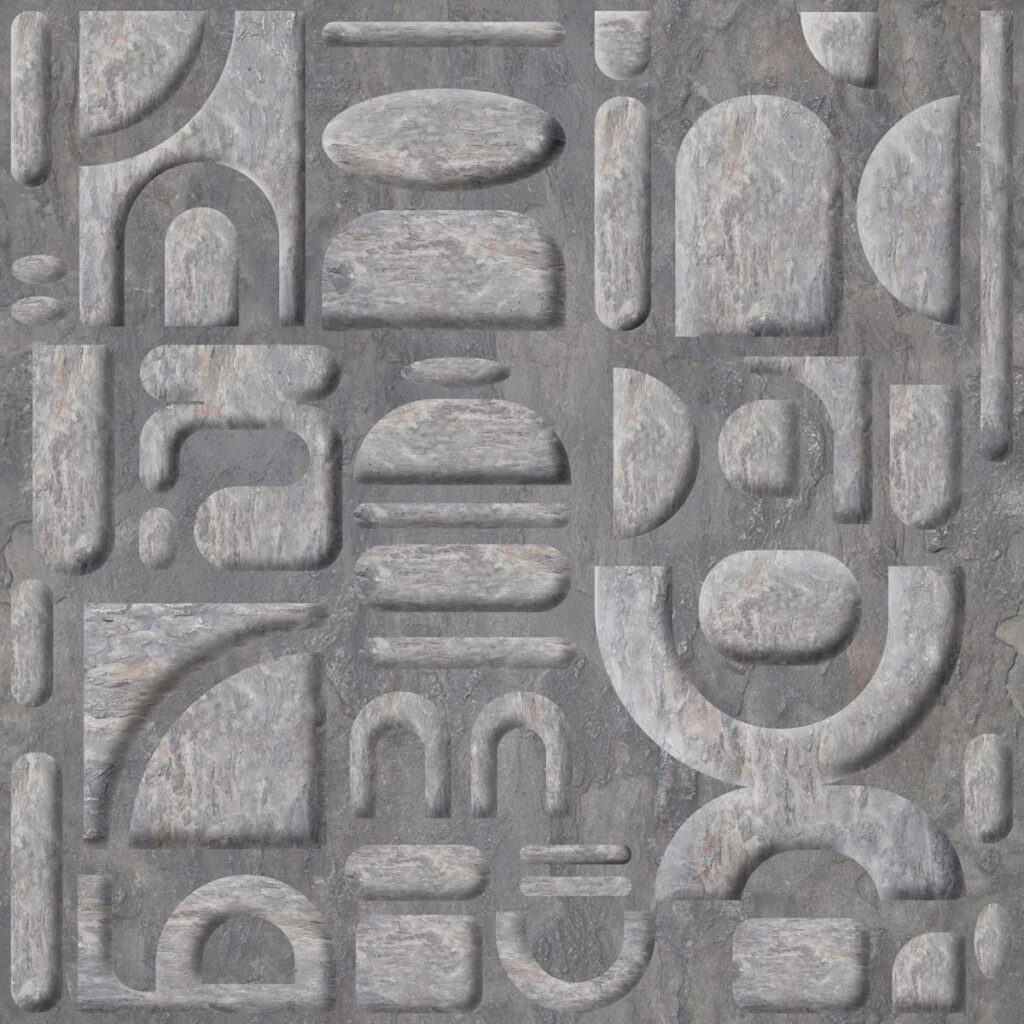 Zarok, Earthy Stone Tribal Art Wallpaper