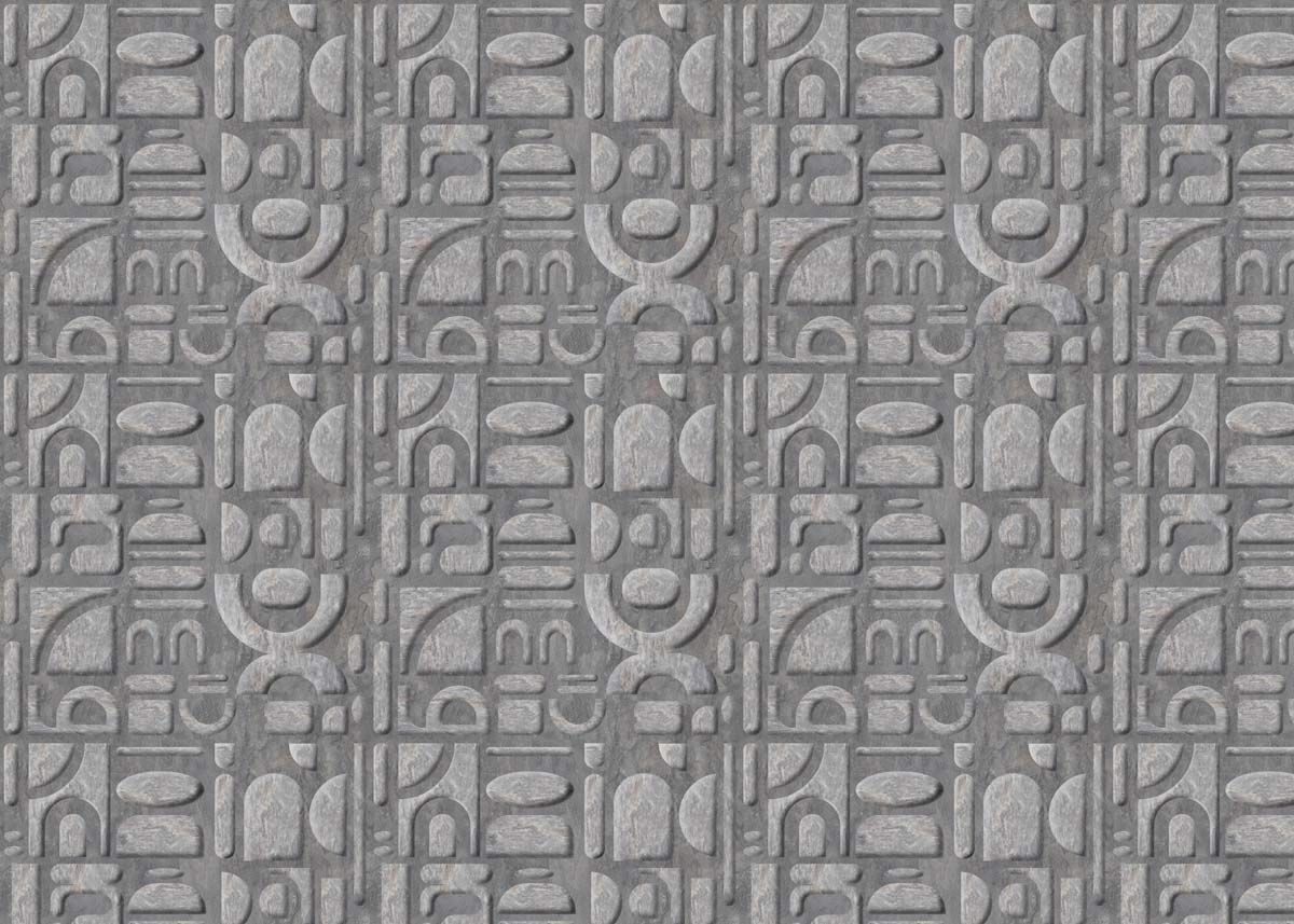 Zarok, Earthy Stone Tribal Art Wallpaper