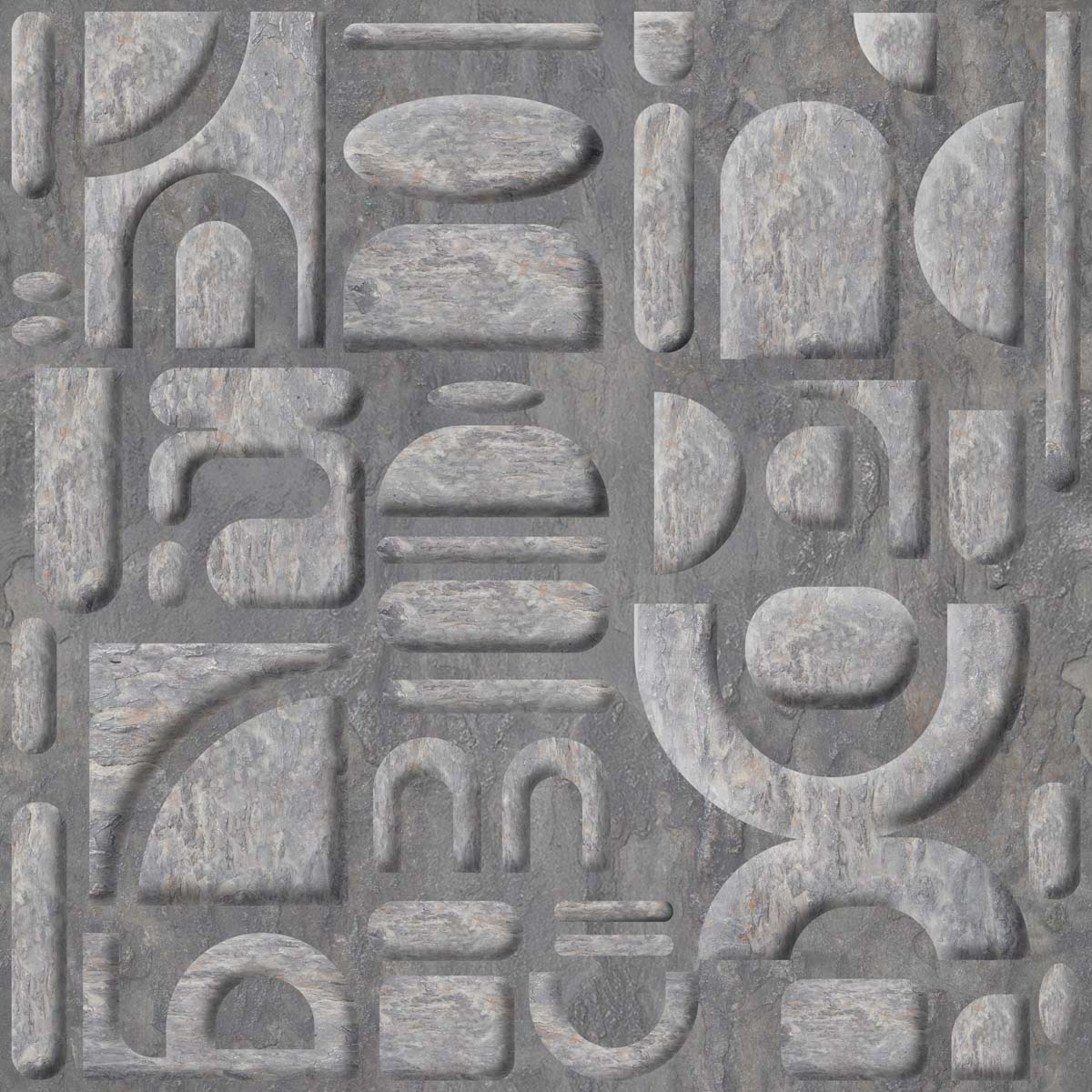 Zarok, Earthy Stone Tribal Art Wallpaper