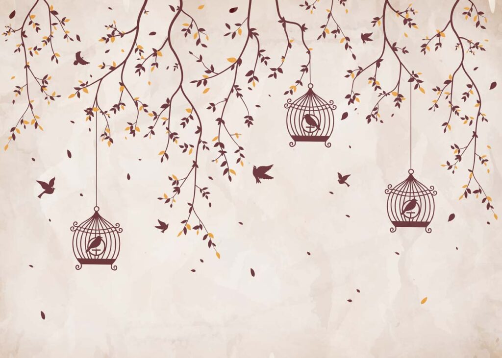 Calmyra, Bird Dreamland Serenity Wallpaper