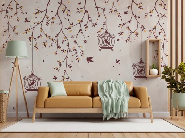 Calmyra, Bird Dreamland Serenity Wallpaper