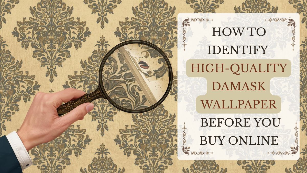 How to Identify High-Quality Damask Wallpaper Before You Buy Online