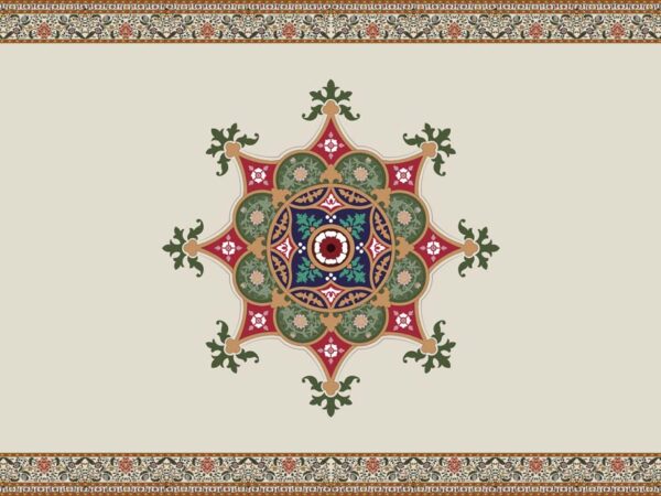 Mandorix, Ornate Mandala-Inspired Ceiling Mural