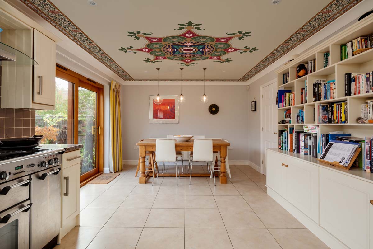 Mandorix, Ornate Mandala-Inspired Ceiling Mural