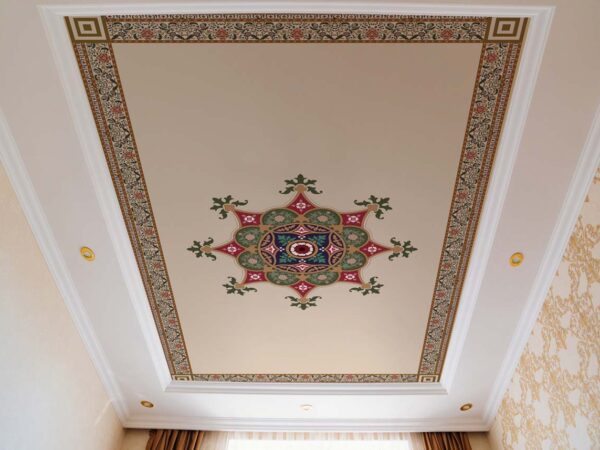 Mandorix, Ornate Mandala-Inspired Ceiling Mural