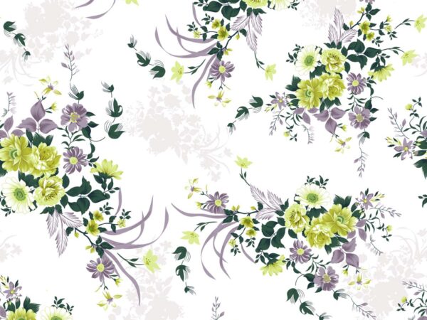 Marilea, Light Floral Symphony Wallpaper