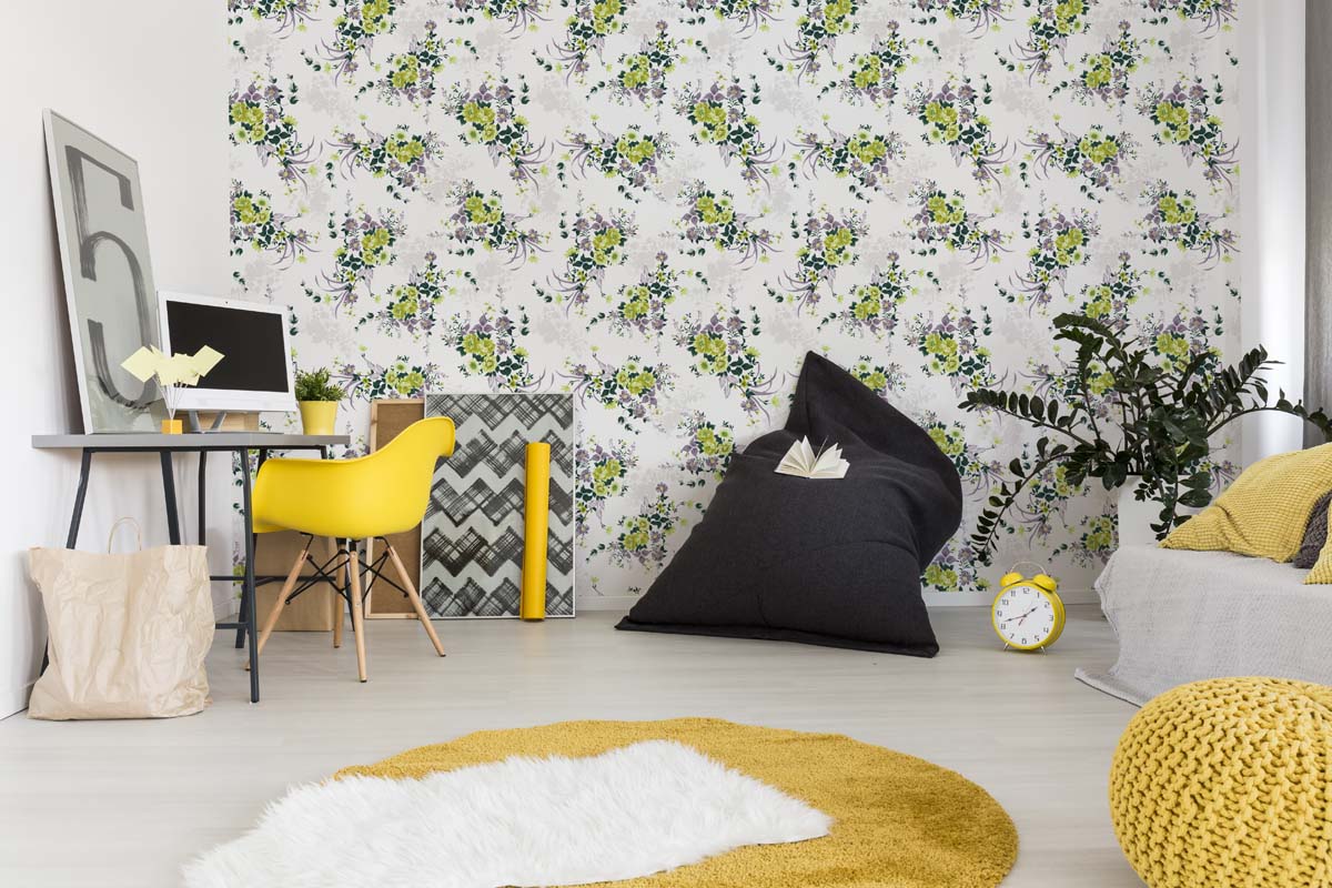 Marilea, Light Floral Symphony Wallpaper