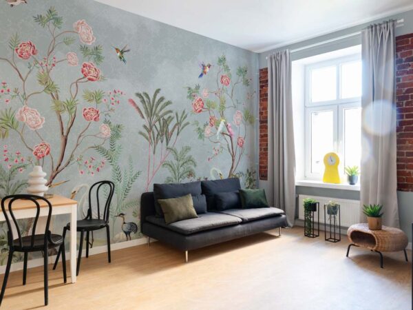 Rosendale, Garden Birds Chinoiserie Mural