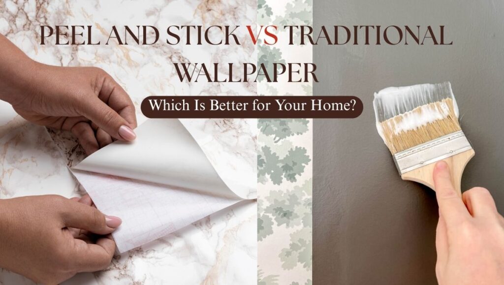 Peel and Stick vs Traditional Wallpaper: Which Is Better for Your Home?
