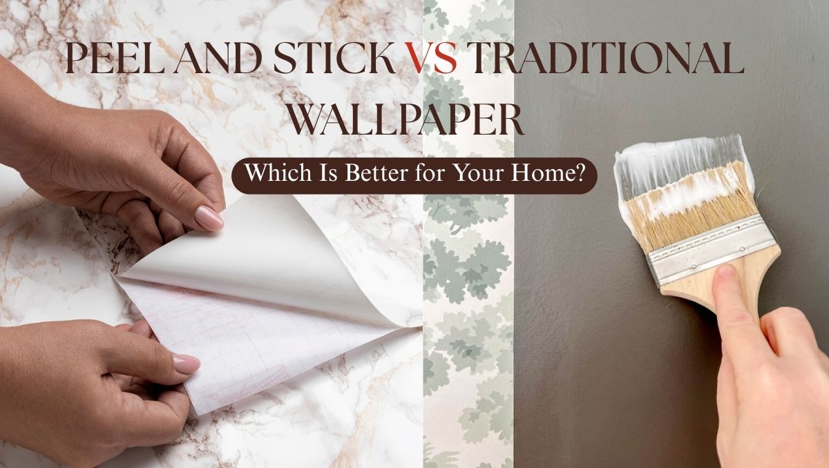 Peel and Stick vs Traditional Wallpaper